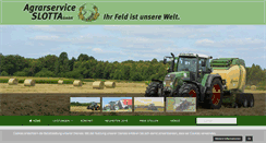 Desktop Screenshot of agrarservice-slotta.de